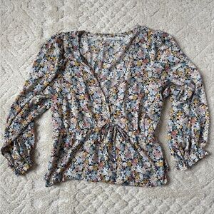 Abercrombie & Fitch Floral Blouse, Small